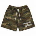Cherry Coke & Cigarettes Camo Sweat Shorts