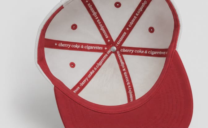 Cherry Coke & Cigarettes Snapback Hat