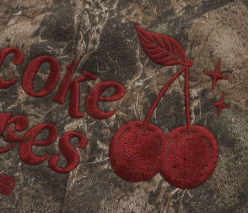 Cherry Coke & Cigarettes Camo Sweatpants
