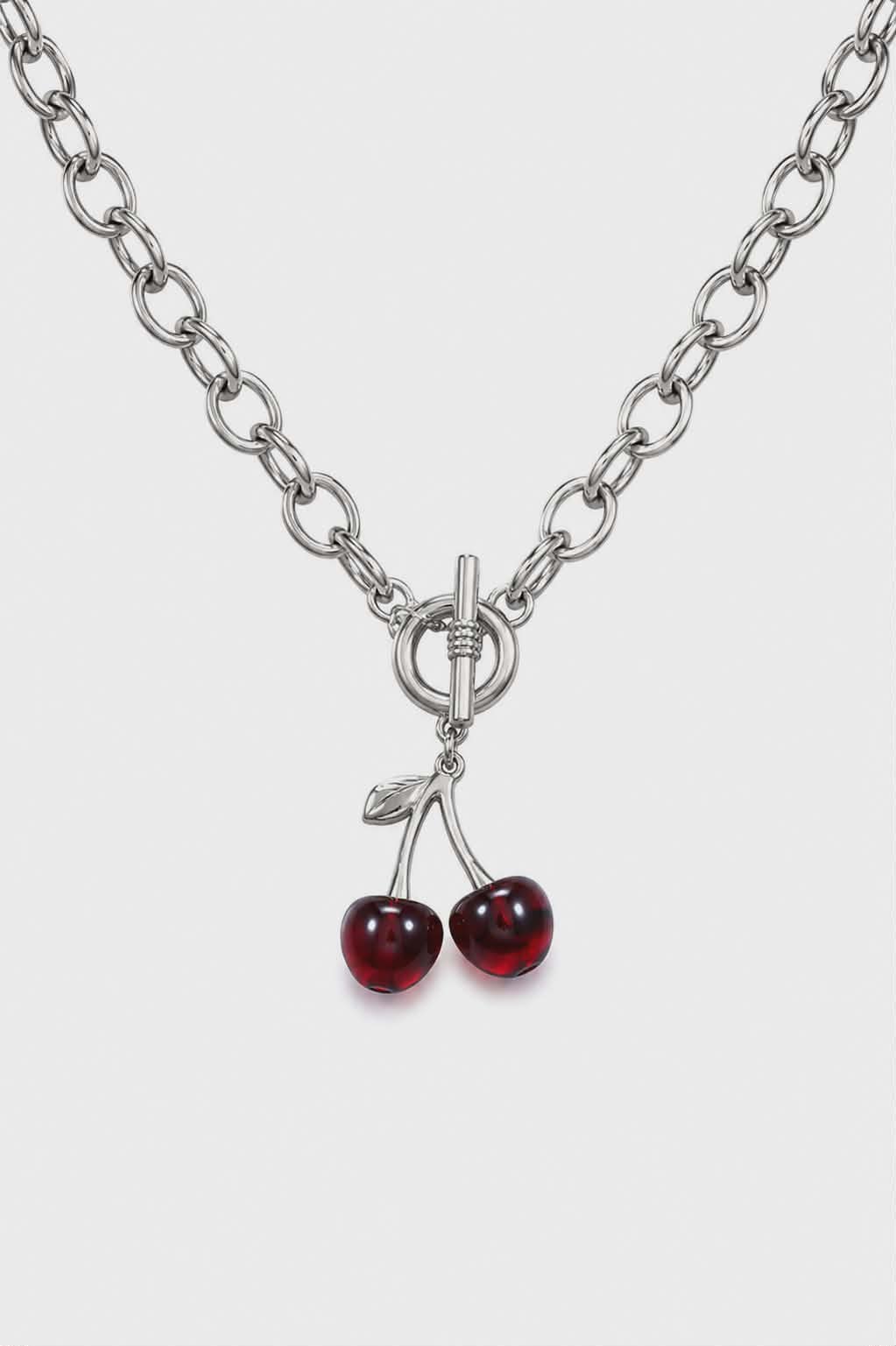 Sweetheart Cherry Necklace 🍒