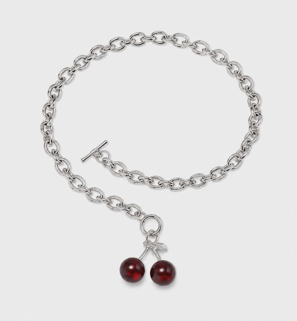 Sweetheart Cherry Necklace 🍒