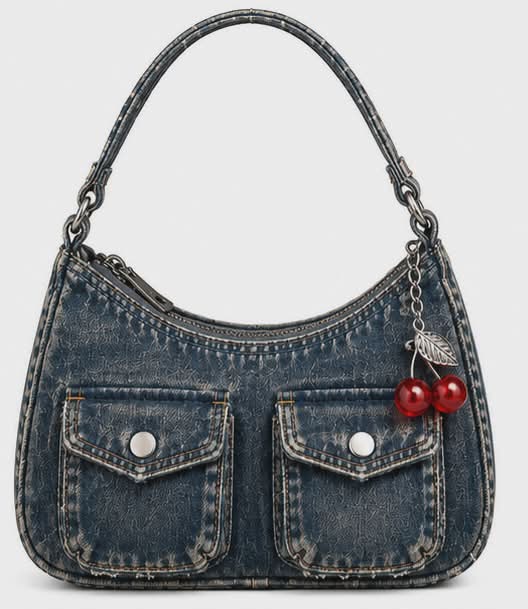 Cherry Rodeo Denim Bag 🍒