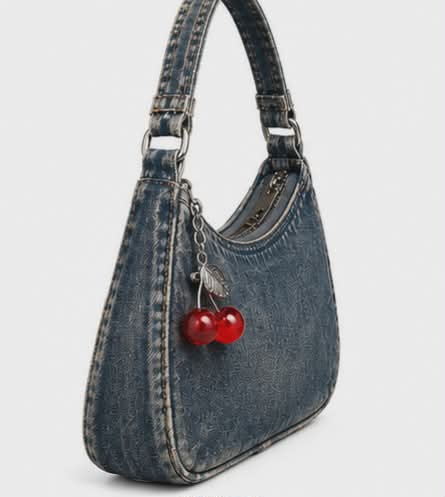 Cherry Rodeo Denim Bag 🍒
