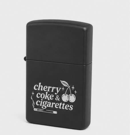 Cherry Coke & Cigarettes Lighter Case